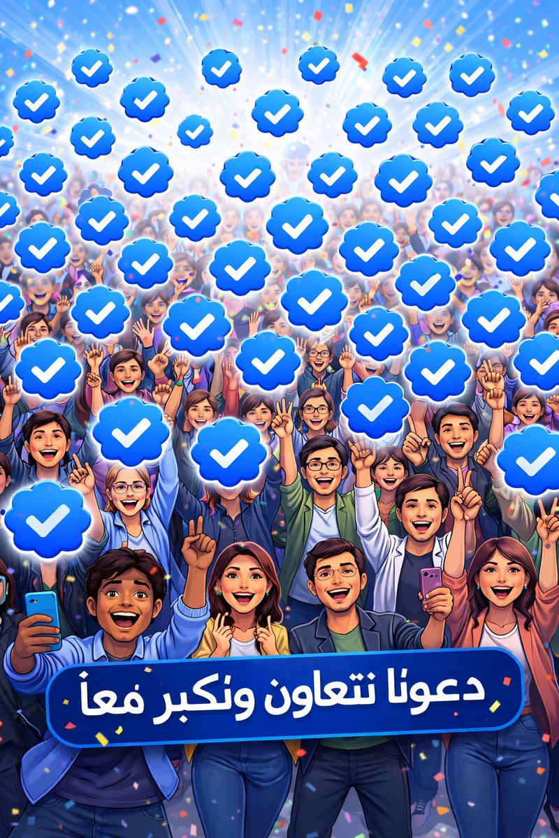 الوصول لملايين المشاهدات يحتاج استراتيجية💎🚀، مو حظ.
محتوى يضيف قيمة
نشر منتظم
تفاعل صادق مع الجمهور
وترويج متبادل مدروس
💡 النتيجة؟
نمو طبيعي، انتشار أوسع، وتأثير أقوى.
تابعني لمحتوى يستحق المتابعة
#تابعني #تابعني_اتابعك