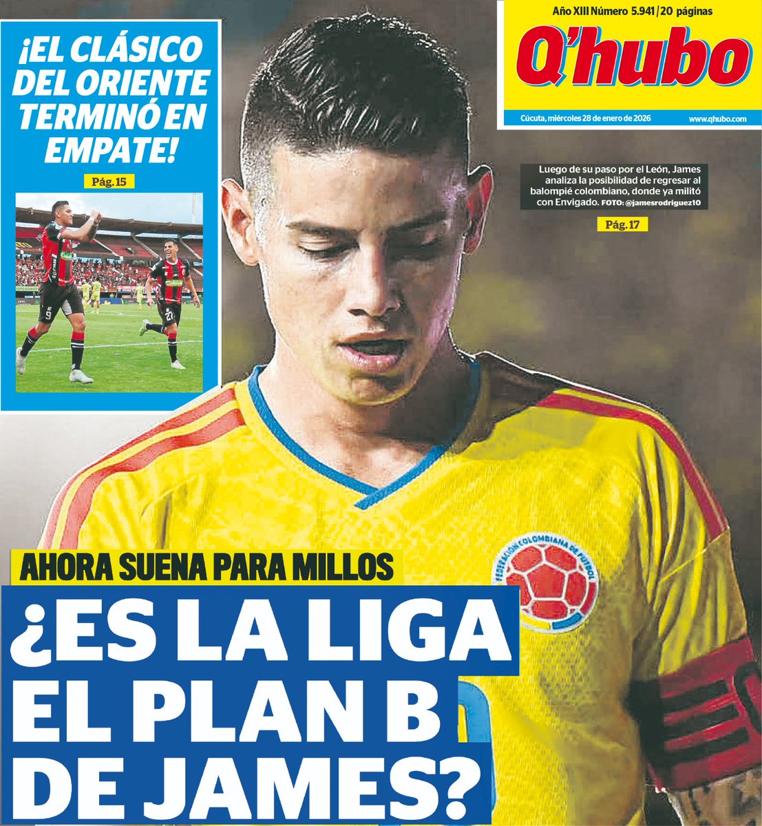 Les compartimos nuestra edición de hoy 28 de enero de 2026. Somos el diario popular de Cúcuta, el de las mejores historias.