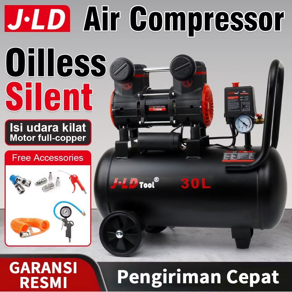 Cek JLD 1HP 30L Oilless Air Compressor Silent Kompresor Angin Mini Listrik Tanpa Oli dengan harga Rp1.250.000. Dapatkan di Shopee sekarang! s.shopee.co.id/8pfs7LVoJc?sha…