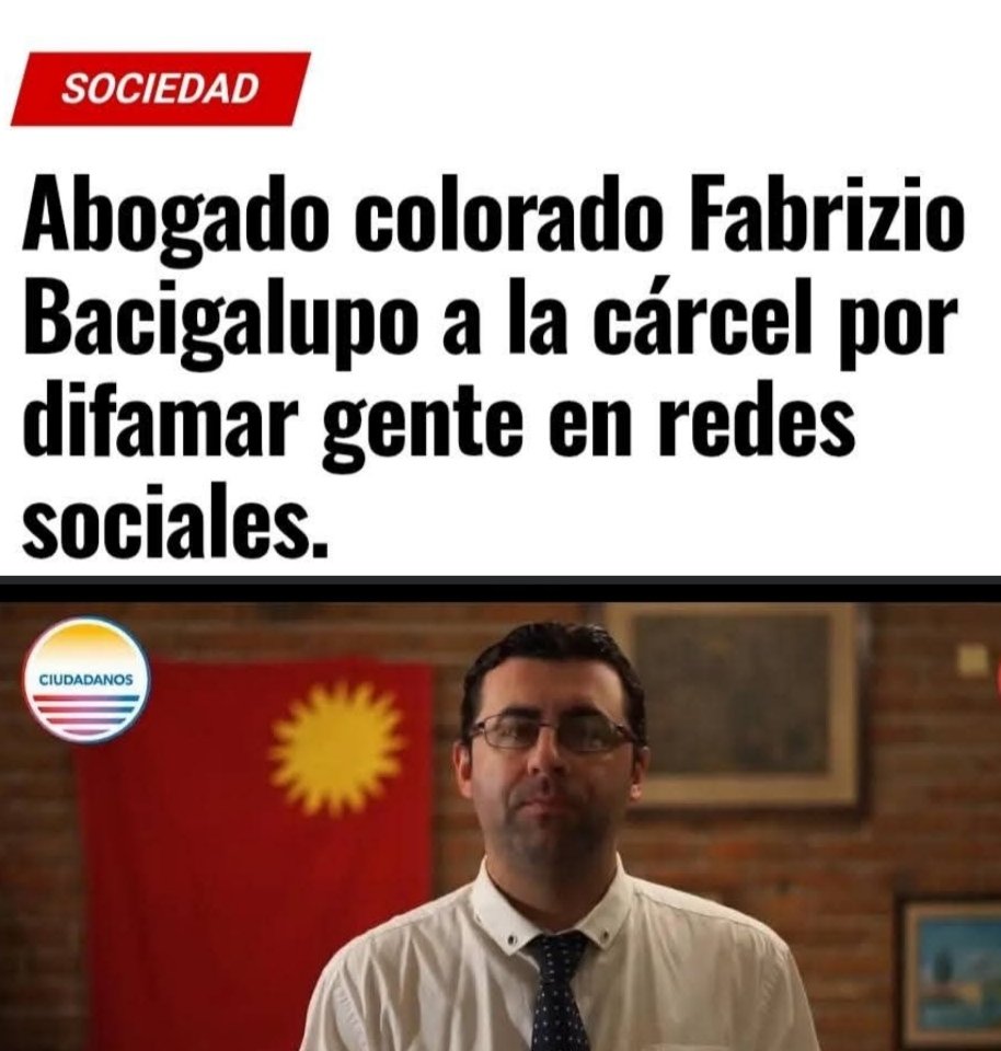 Ocam2115's tweet image. Condenado el tipo éste del informante. Por Difamar que sirva de ejemplo. He dicho.