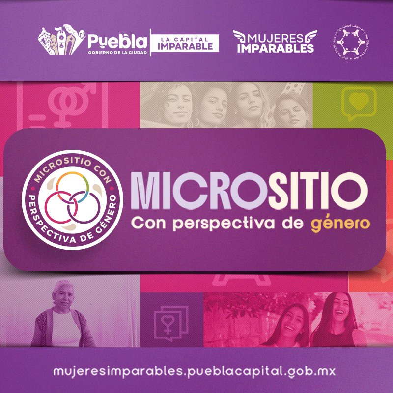 vmpuebla's tweet image. #Igualdad
El #Micrositio con Perspectiva de Género del Gobierno de la #Ciudad no solo es una plataforma es herramienta viva que concentra información, diagnósticos y capacitaciones para que la #igualdad también se construya con datos y conocimiento.

@PueblaAyto 
@pepechedrauimx
