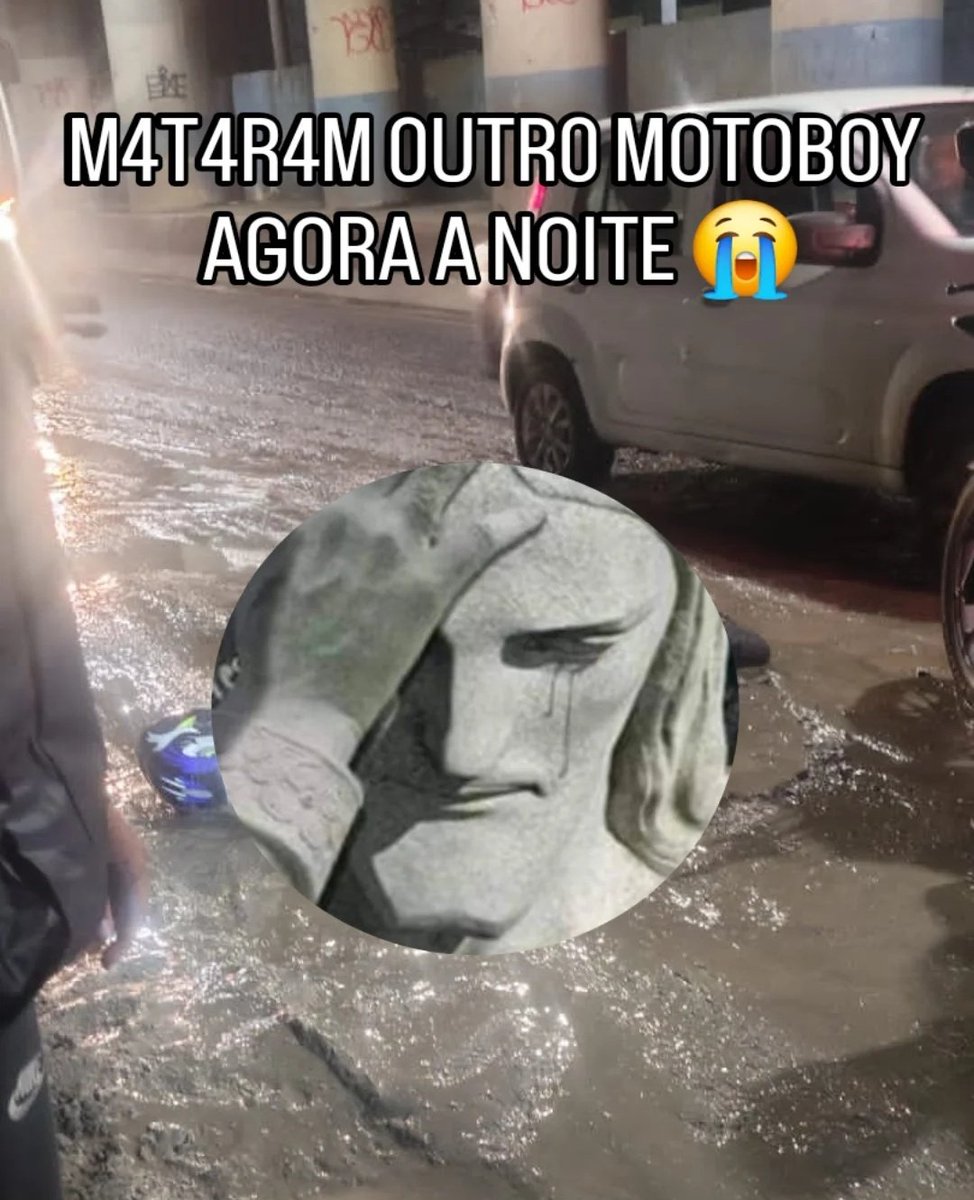 "Koe mn acabaram de matar outro motoboy aqui em Coelho da Rocha embaixo do viaduto da Dutra, mesma coisa, cara trabalhando pra levar moto e celular, já é o terceiro em uma semana."