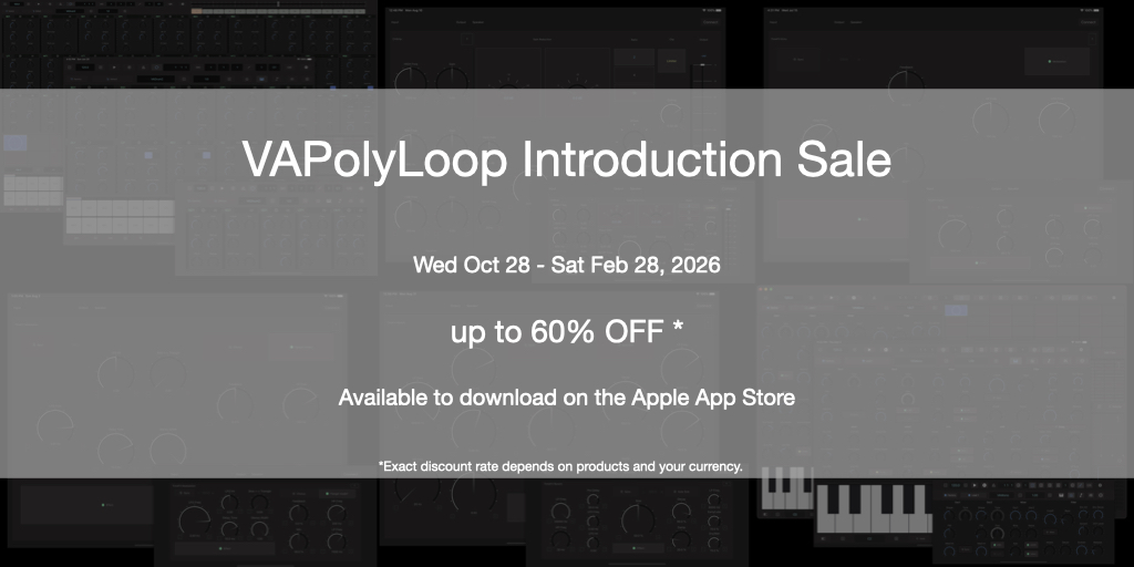 software_rt's tweet photo. VAPolyLoop V1.0 is released. Introduction Sale Now! https://t.co/cXXsJ4RJmB