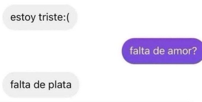 falta de todo