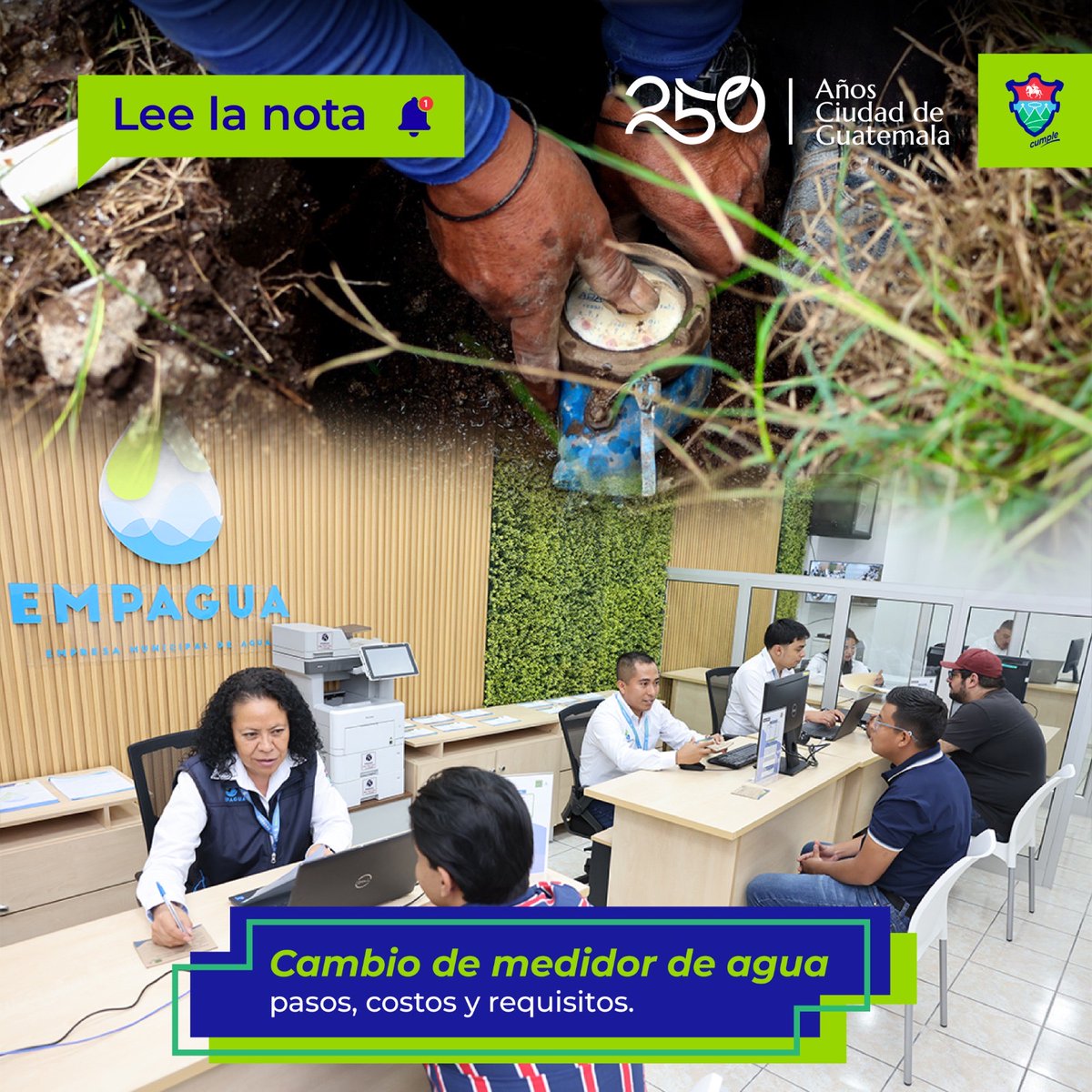 Cada proceso sobre el medidor de agua se realiza bajo un reglamento claro, con el objetivo de garantizar un servicio justo, eficiente y transparente para todos los vecinos.💧

Lee la nota 👉🏻🔗 f.mtr.cool/jqfrmklbui

#UnLugarQueAvanza #ElMejorLugarParaVivir