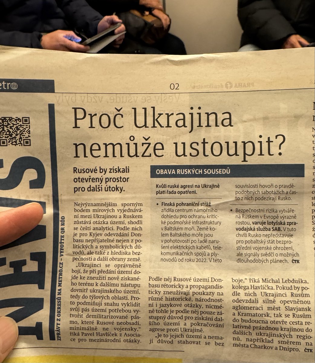 Proč Ukrajina nechce pustit svou část území, který chce Rusko? To fakt musí padnout taková otázka?