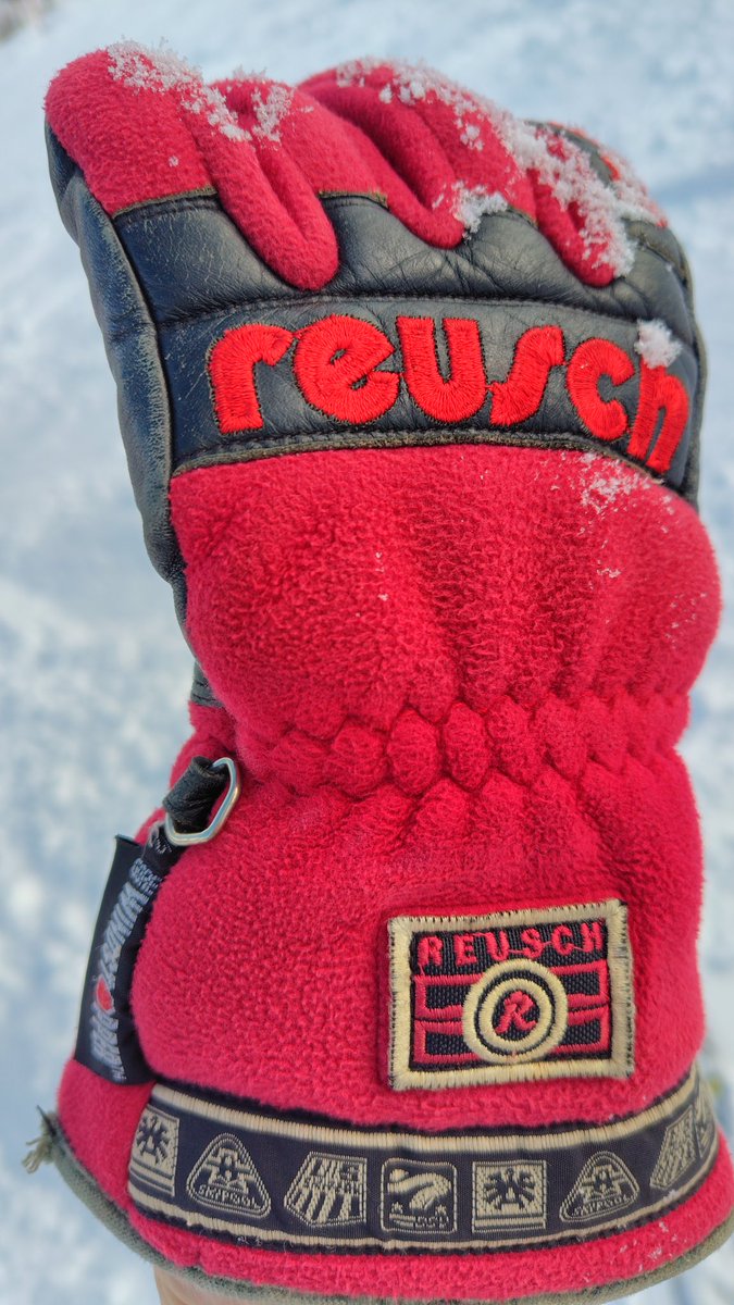 rikarikamemo's tweet image. このロイシュ(reush)のスキーグローブ、購入したのが1995年前後と記憶しています。間違っていたらすみません。
2026年も何の問題もなく継続使用しています。
ゲレンデで1990年代のスキーウェアを゙お見かけしますが、長年愛用されてるアイテムありますか。

#ロイシュ
#reusch