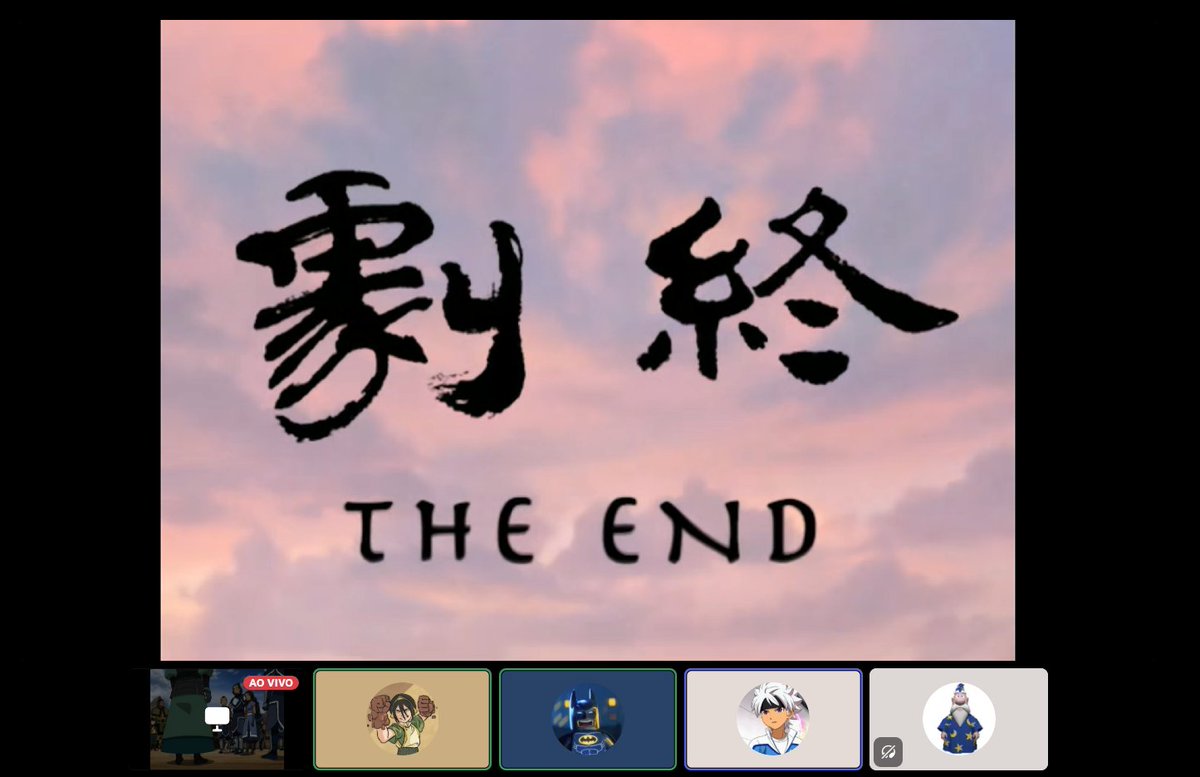 Terminei avatar pela 23984298x e pqp essa obra é simplesmente perfeita!!!
inclusive fiz o <a href="/Saviit4r/">savitar</a> assistir junto 😀☝️