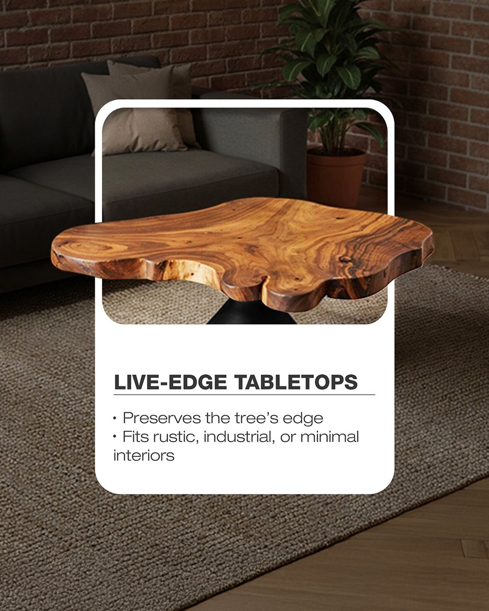 LumberGrand's tweet photo. When choosing the right tabletop, it’s all about what fits your style and needs. Whether you prefer epoxy, live-edge, or natural wood, each one brings something different to the space.

📩Feel free to message us for more details! 

#LumberGrand #EpoxyTable #LiveEdge  #NaturalWood https://t.co/EjFbNLym0Y