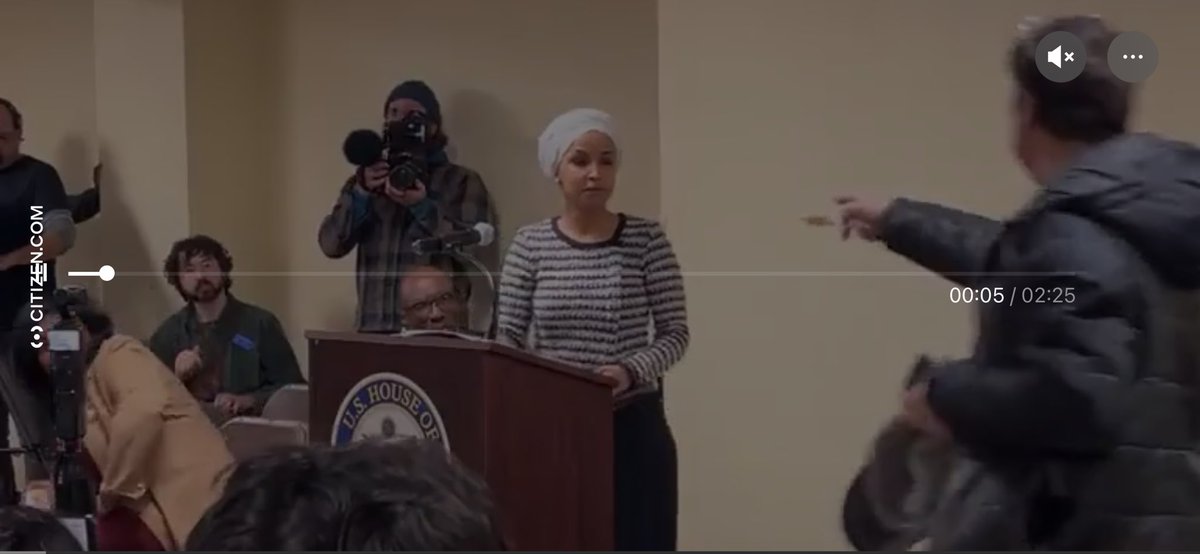 Billie and Omar got a attack at a press conference. 

By a white guy 👀.

Is it time?