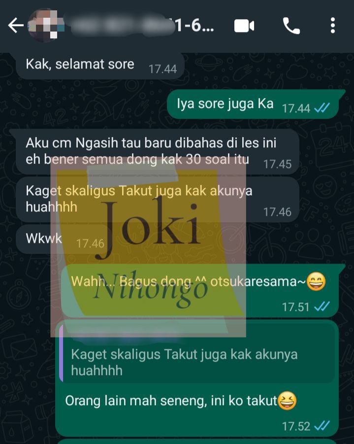 joki_nihongo's tweet photo. Ohayou .... ^^
Yuk yg butuh joki tugas boleh bgt DM yah^^Joki Nihongo dah open nih. Tugas tulis, resume, makalah, parafrase, artikel juga bisa lho. Dijamin amanah dan rahasia aman. Testi? cek pin
WA : https://t.co/KzZOqtjmEm
#jokitugas #jokitulis #tugasjepang https://t.co/KvUaVf9QOY