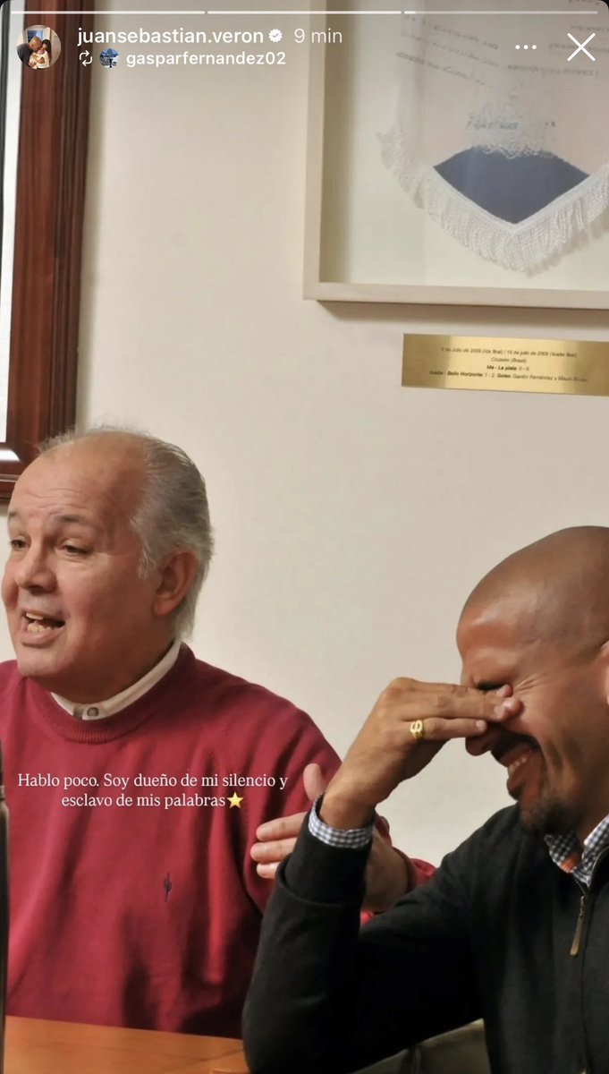 #EDLP “Hablo poco. Soy dueño de mi silencio y esclavo de mis palabras”, la historia que reposteó Juan Sebastián Verón con la frase de Alejandro Sabella.

#SiempreJuntoAlLeón 🇦🇹