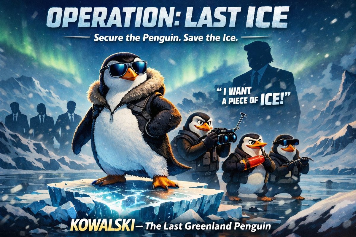 🚀 MEME EMERGENCY 🚀

Kowalski is the last one standing! No time to waste, no excuses.
👇 SMASH THE BUTTON 👇
💥 BUY $KOW NOW 💥

All hands on deck! Save Kowalski and join the hype on X:

x.com/kowalski_ICE

 $KOW - BUY IT NOW:

pump.fun/coin/3zJKGviYk…

#PEPE #DOGE