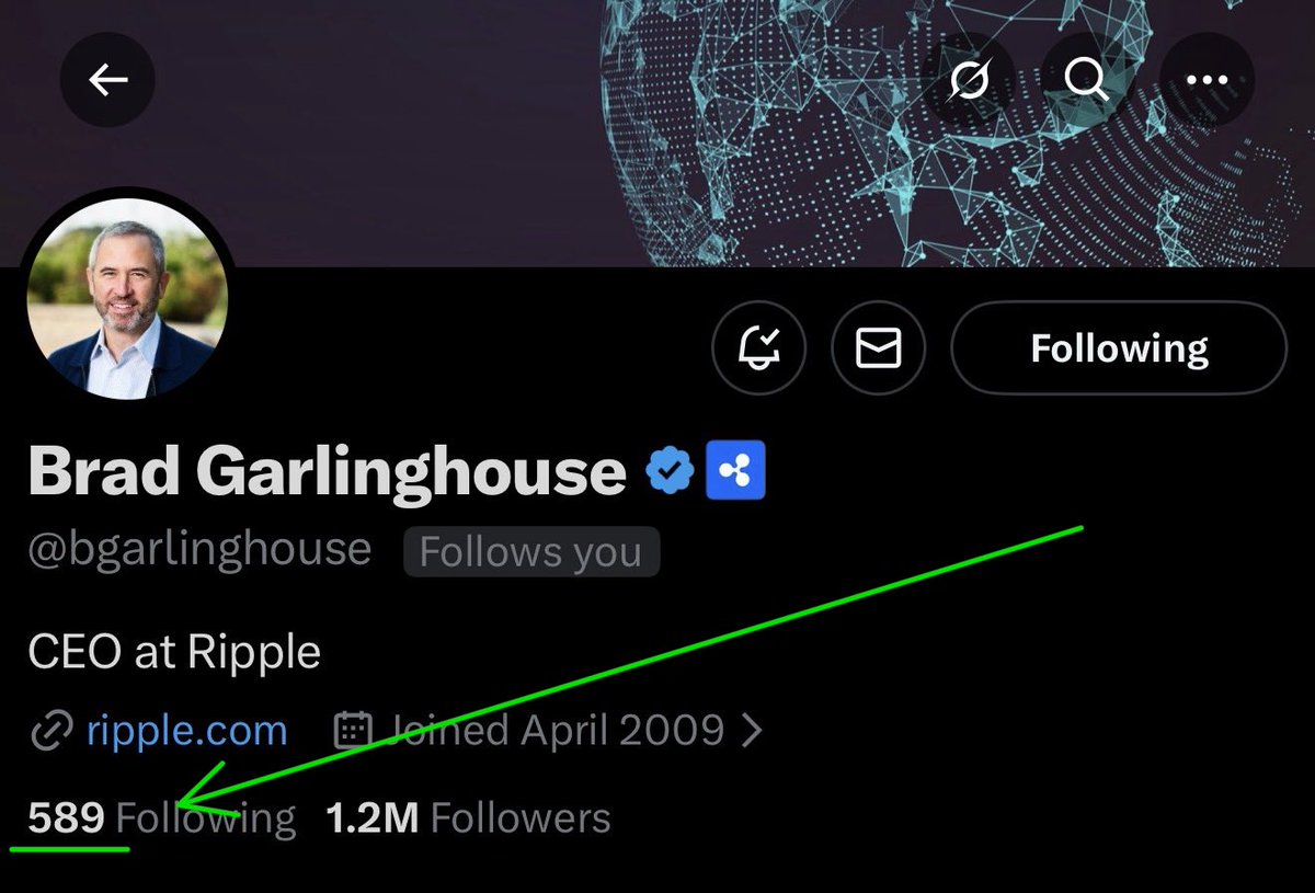 Brad Garlinghouse just updated his 