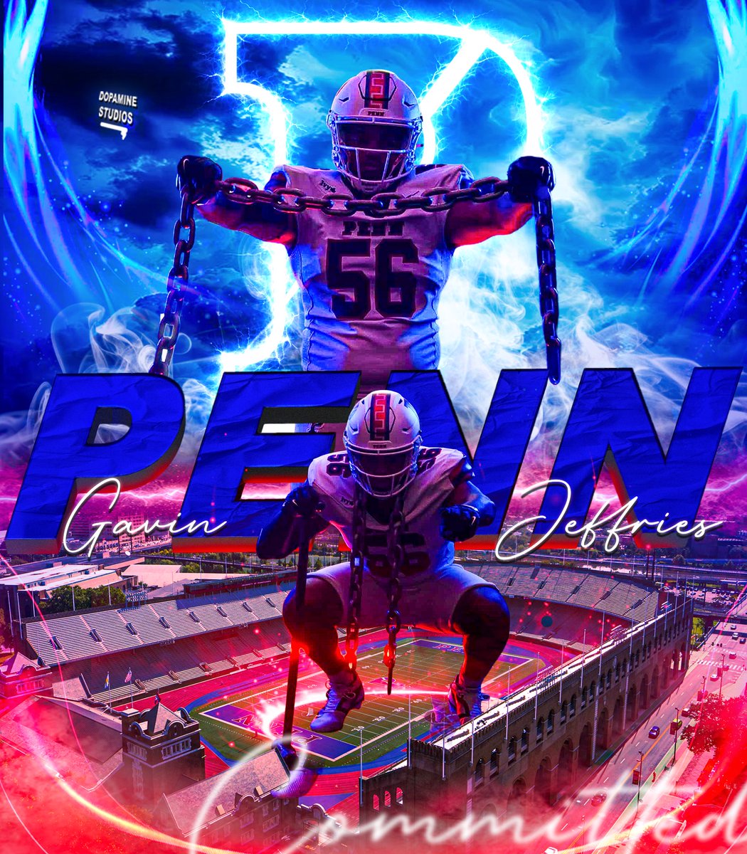 GLJ307's tweet image. First off I’d like to thank God, my family, and all coaches who have helped me become the man I’ve become today. That being said, I’m excited to announce my commitment to the admissions process at UPenn! #committed @bbarbato53 @DABigGreenFB @NE6FB_Recruits @NEPSAC @PennFB