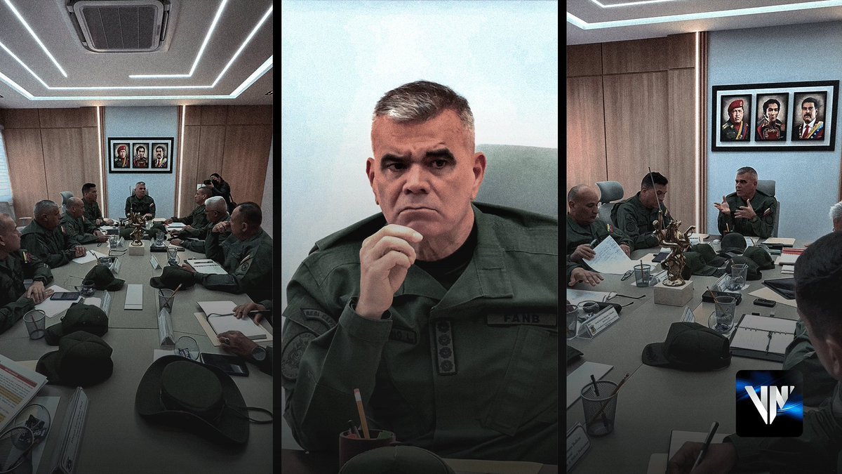 El GJ Vladimir Padrino López se reunió con el Estado Mayor Superior de la FANB para analizar la coyuntura estratégica de Venezuela y evaluar los retos de la institución ante el actual escenario global. ¡Defensa y soberanía garantizadas! 🇻🇪🛡️
#FANB #PadrinoLopez #Venezuela