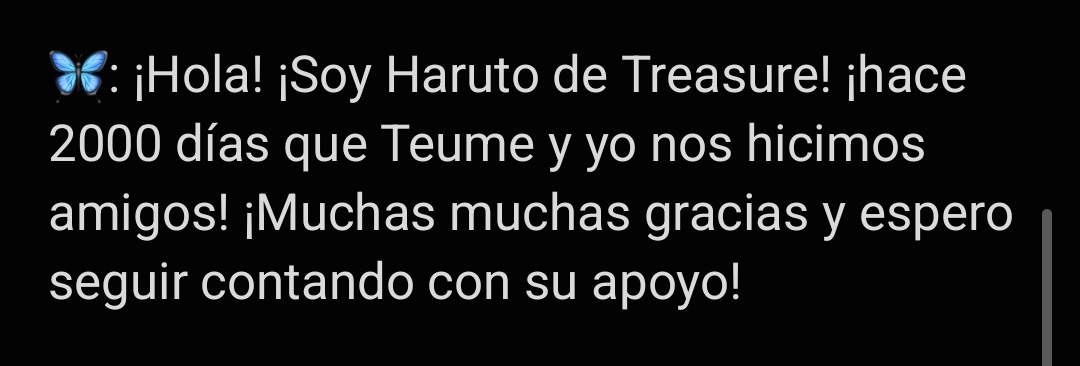 Treasure_Mex's tweet photo. #HARUTO 🦋 | 2000 DAYS DEBUT MESSAGE 💌 

#2000DaysWithTreasure #하루토 https://t.co/V6lsNiXhB6