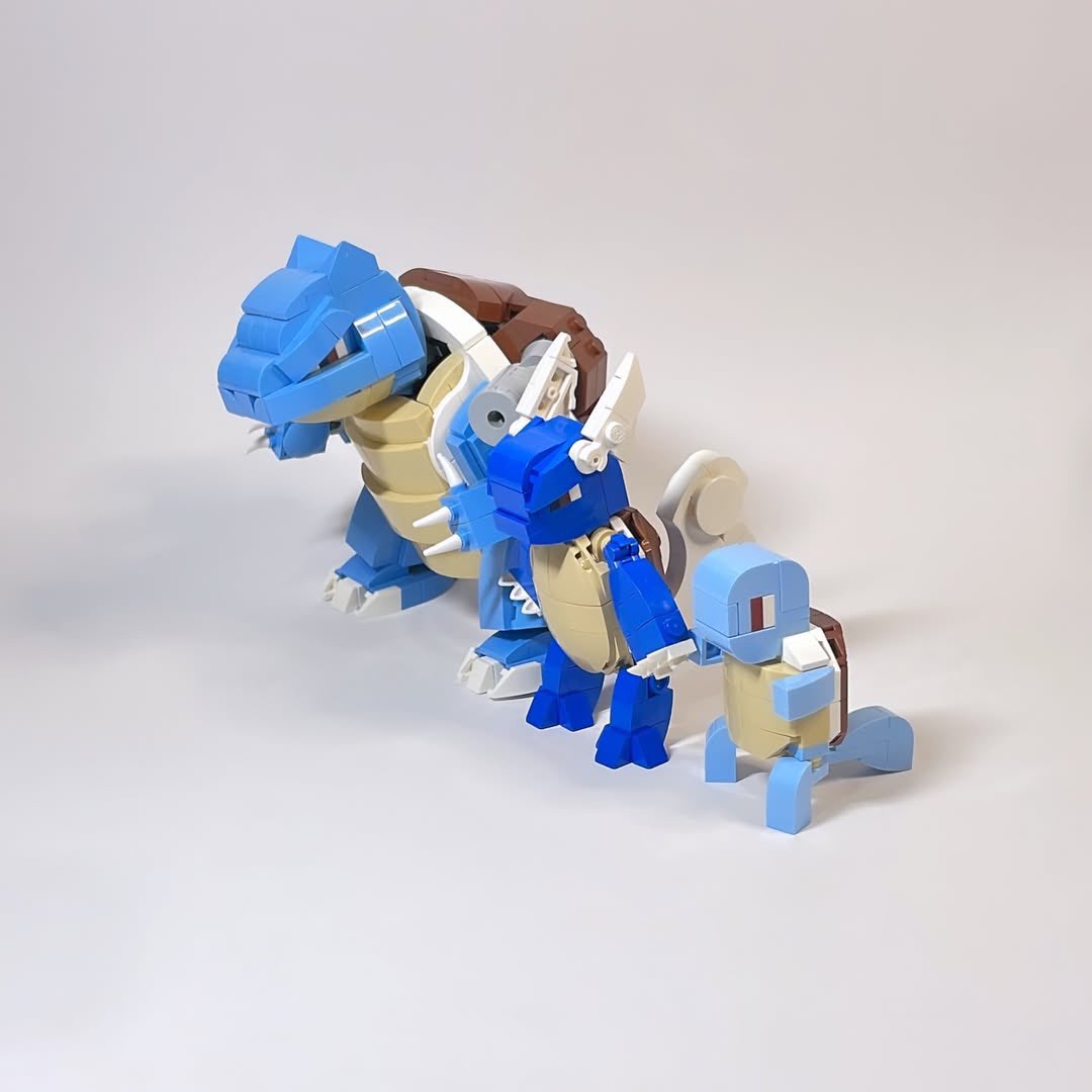 LEGOBrickBros's tweet image. Pokémon - Squirtle, Wartortle, and Blastoise! 💦 

MOC by _brickmill_ on IG.

#LEGO #Pokémon #Squirtle #Wartortle #Blastoise