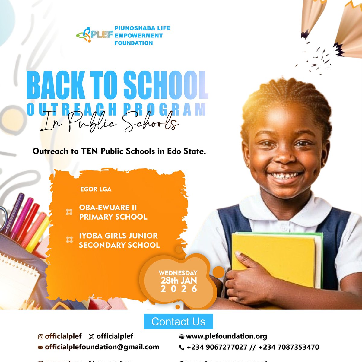 PLE Foundation tweet media