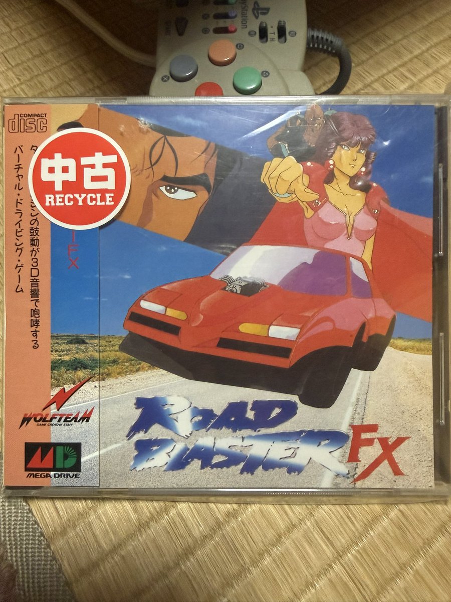 メガCDソフト 「ロードブラスターFX」 LDゲーム「ロードブラスター」を