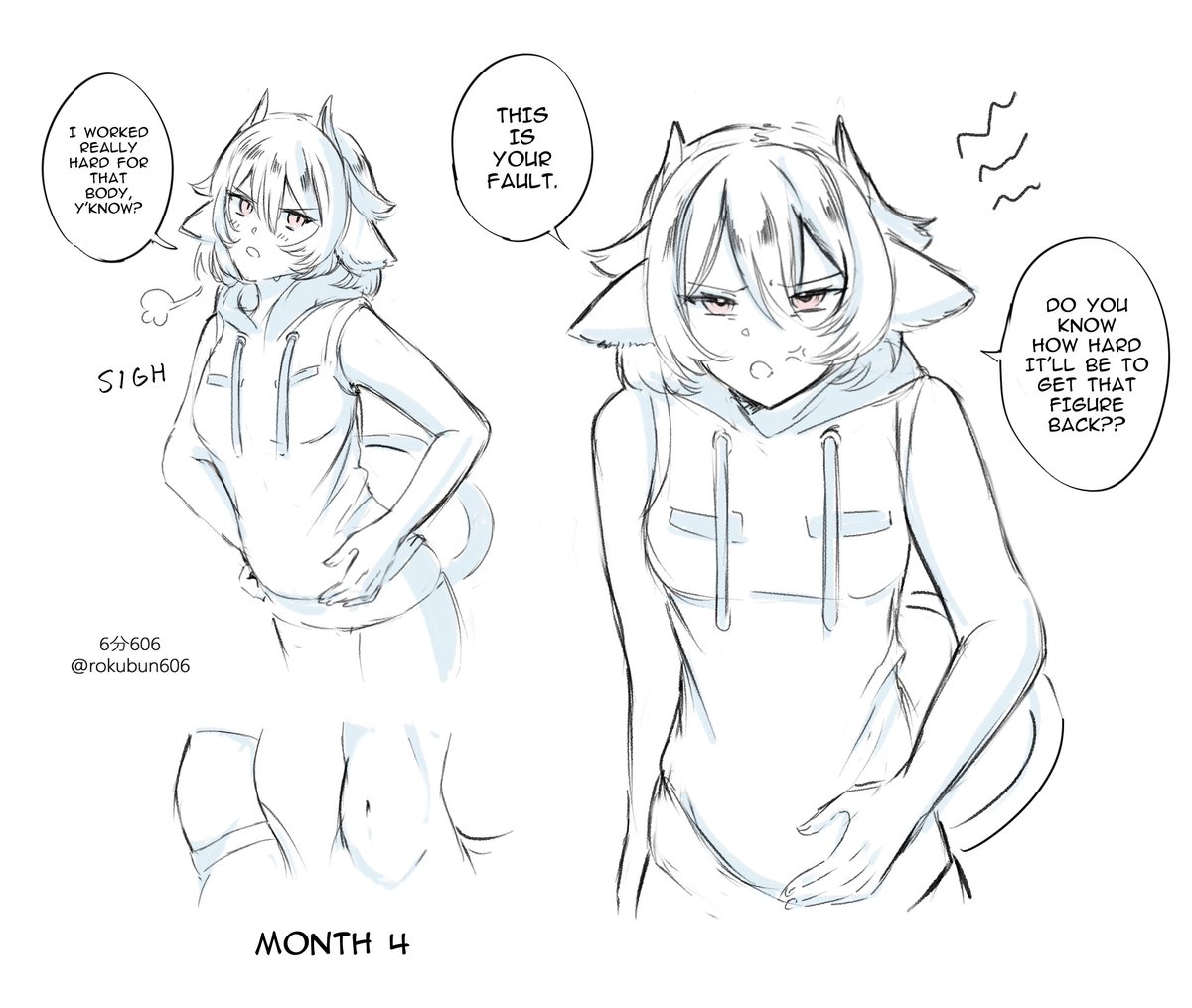 Pregnancy progression part 2/? 
#ボテ腹 #妊婦 #pregnantart #pregnant