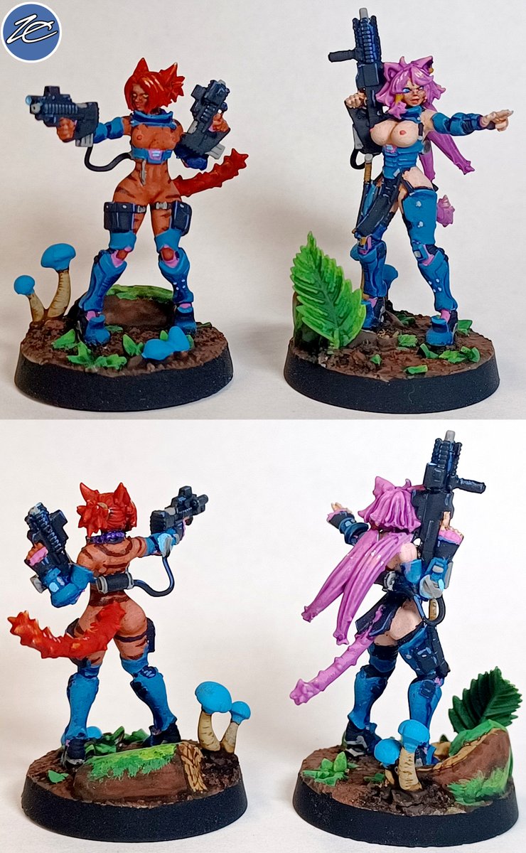 ZeDarkWorks's tweet photo. Leaf and Silk are ready to strike! This pair of characters are some of the earliest that I've made but I was apprehensive about making models due to their rather complicated designs, but no more!
Now on my usual storefronts!
https://t.co/iDVVxcORx2
https://t.co/CuvGPdTR60 https://t.co/D6AdGsZKEY