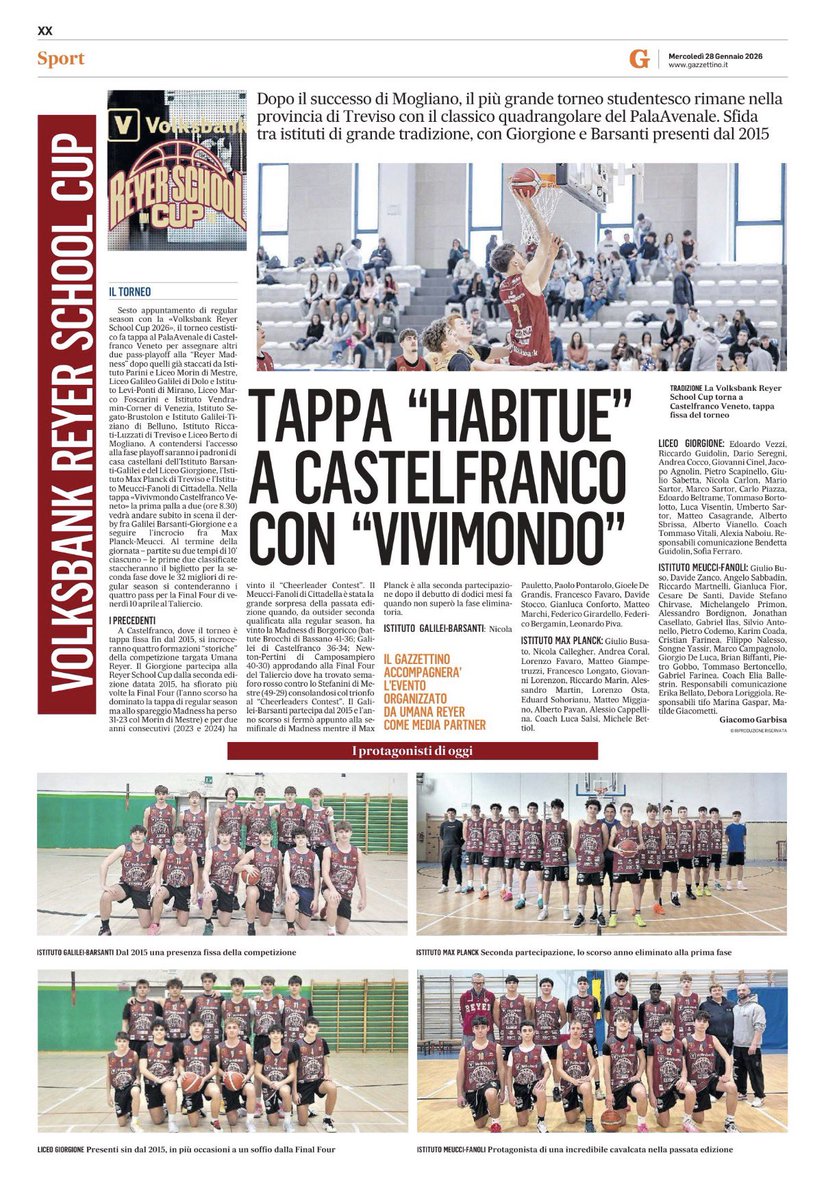 Articolo del #Gazzettino per la Tappa 6 #Vivimondo