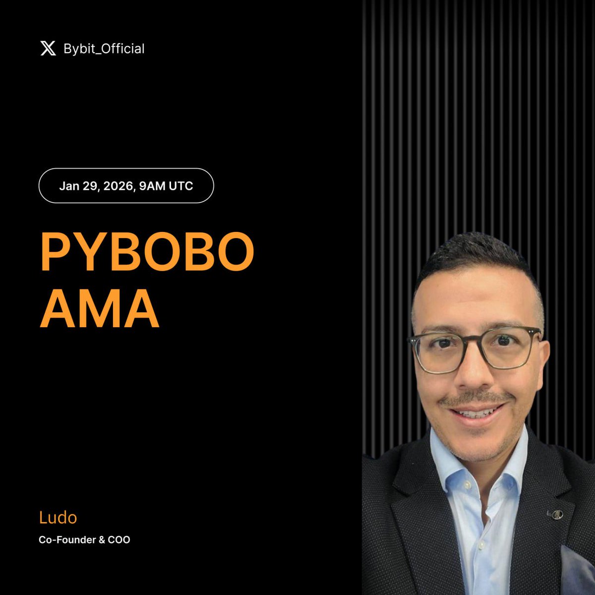 🎙️ Deep Diving into Capybobo! <a href="/Capybobo_io/">Capybobo</a>

Join our X Spaces AMA on Jan 29, 2026, 9AM UTC!

Here’s how to join:
- Follow <a href="/Capybobo_io/">Capybobo</a>, <a href="/Bybit_Learn/">Bybit_Learn</a>, <a href="/Alpha_Bybit/">Bybit Alpha</a> &amp; <a href="/Bybit_Official/">Bybit</a>
- Like ❤️ &amp; quote retweet this post - tag 3 friends
- Submit your Bybit UID in our blog!

⚠️