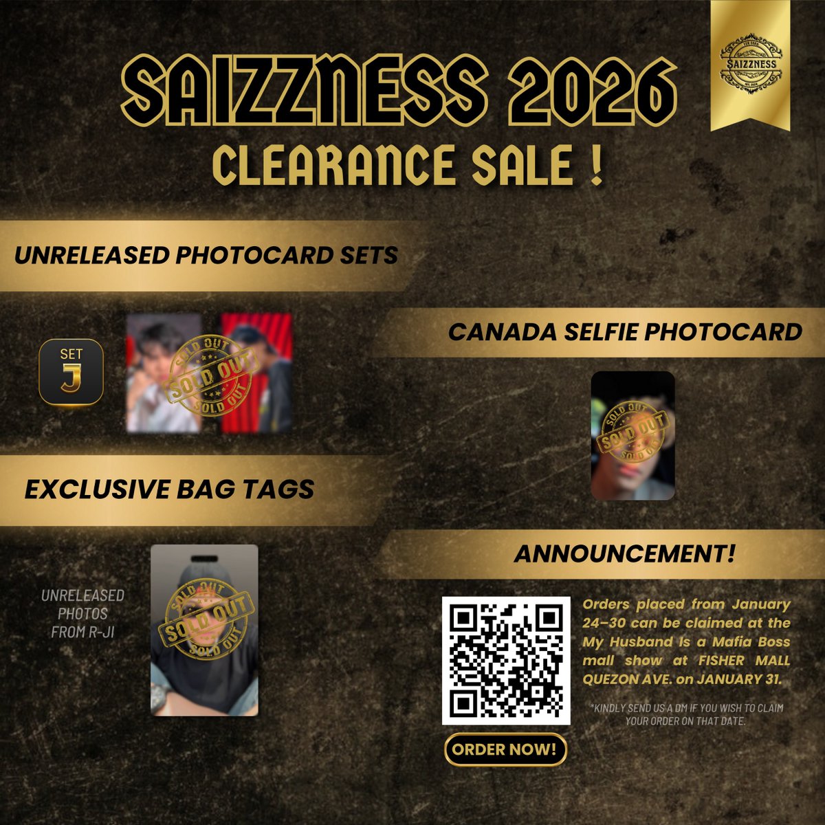 Saizzness's tweet image. Some of our items are already SOLD OUT, Saizz! ❤️‍🔥 Grabe—fast hands talaga! But don’t worry, we still have a few pieces left from different poca sets. Check the form to see what’s still available 🫱🏻‍🫲🏽 

Cop your own pocas and see you on the 31st 🫡
 
🛒: forms.gle/H4BMfKZ23StSv6……