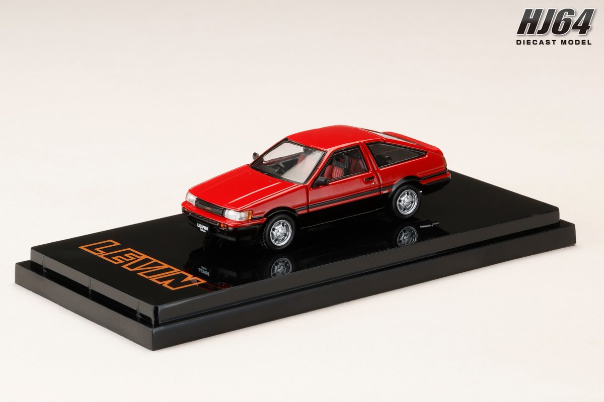 HJ_Minicar's tweet photo. 1/64 Toyota COROLLA LEVIN AE86 3 DOOR GT APEX 1983
■2-Colors
■発売予定: 2026年8月以降
■お取扱店・海外代理店情報
https://t.co/Dv9aft35cB
#ホビージャパン #HobbyJAPAN #HJ64 #minicar #ミニカー #64scale #164scale #Toyota #トヨタ #AE86 #カローラレビン #GTAPEX #ハチロク #COROLLALEVIN https://t.co/NcBs2ItOde