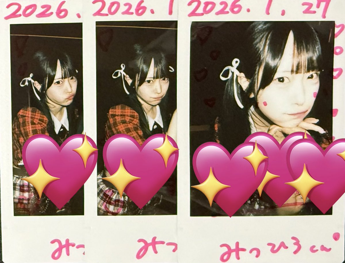 昨日のチェキ②です。 いつも可愛いももちゃん。 水着以外で初めての万