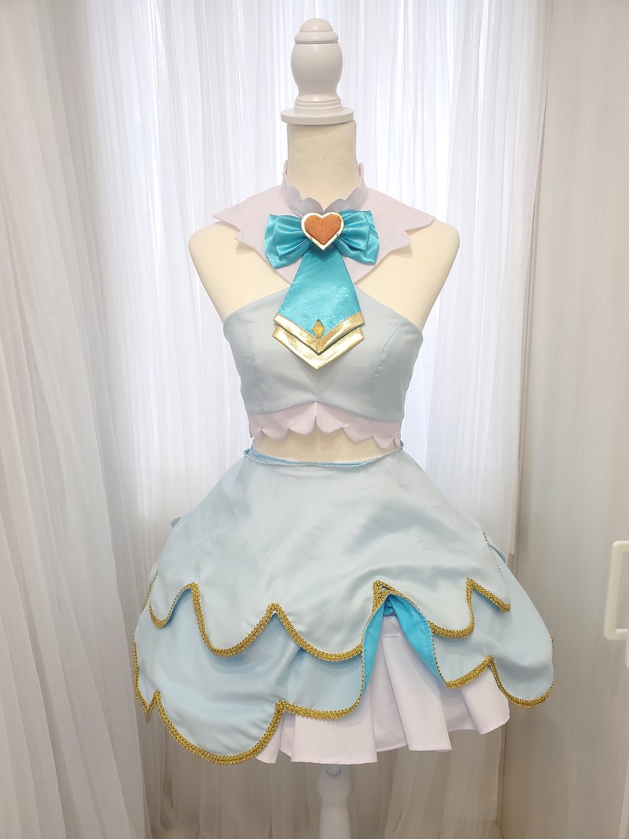 名探偵プリキュア キュアエクレール衣装進捗 スカート少しずつできてきた