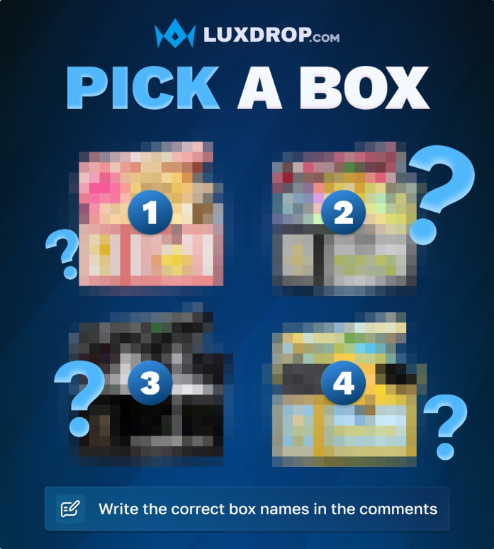 You can win one of these boxes! 🎁
Choose a number between 1 and 4 - that number decides which box you’re going for...

Like + RT and comment your choice below 👇🏻
