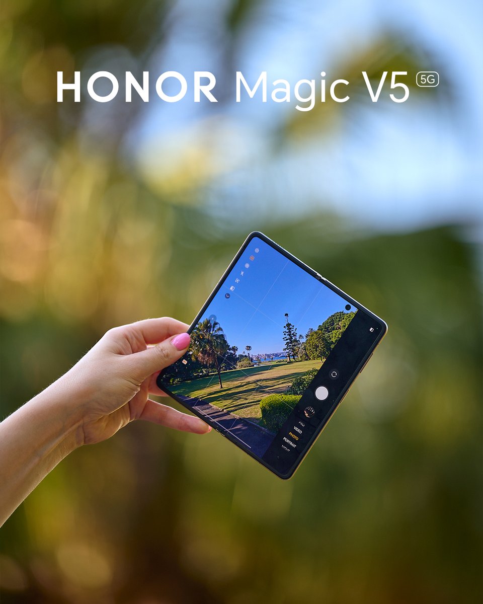 Honor_NZ's tweet photo. See more. Shoot better. 🔥Meet the HONOR Magic V5.
With less than 1 week until January 31, 2026.
When you purchase your HONOR Magic V5 now, you’ll receive:
✅ HONOR Pad 10​ (valued at $649)
✅ HONOR Watch 4​ (valued at $299)
That’s $948 in premium tech—on us!​ 🚀 https://t.co/h7yA74qjtF