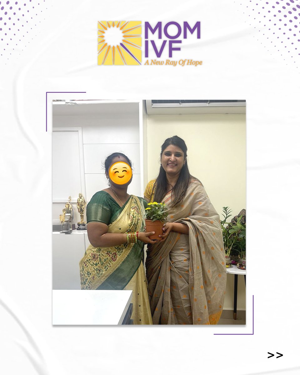 Momivfcenter's tweet image. Every journey is unique, every story is special—and being part of these moments is what makes our work truly fulfilling. 
At MOM IVF, hope turns into happiness, one smile at a time.
#MOMIVF #ANewRayOfHope #testimonials #HappyPatients #IVFJourney #IVFpatient #IVFcare #ivftreatment