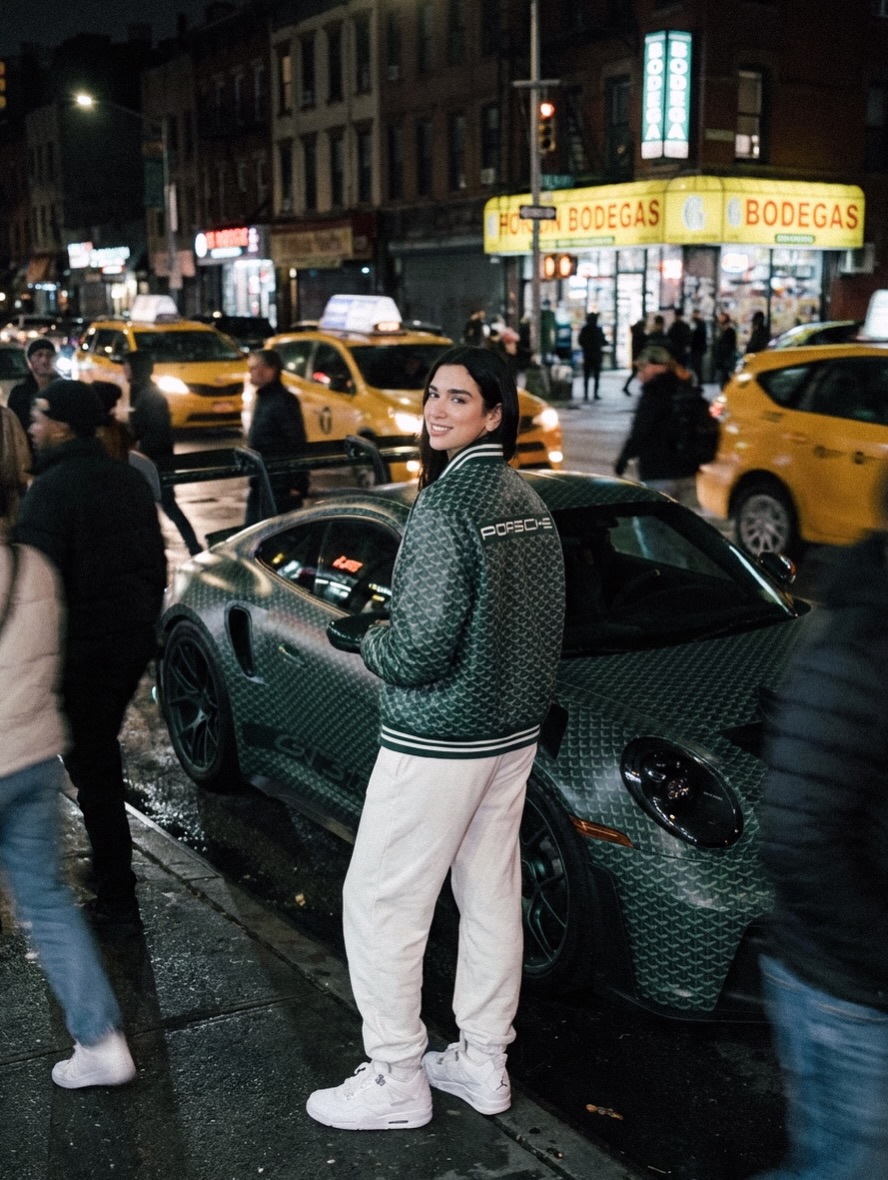 competitionreal's tweet image. Dua Lipa X Porche 💚