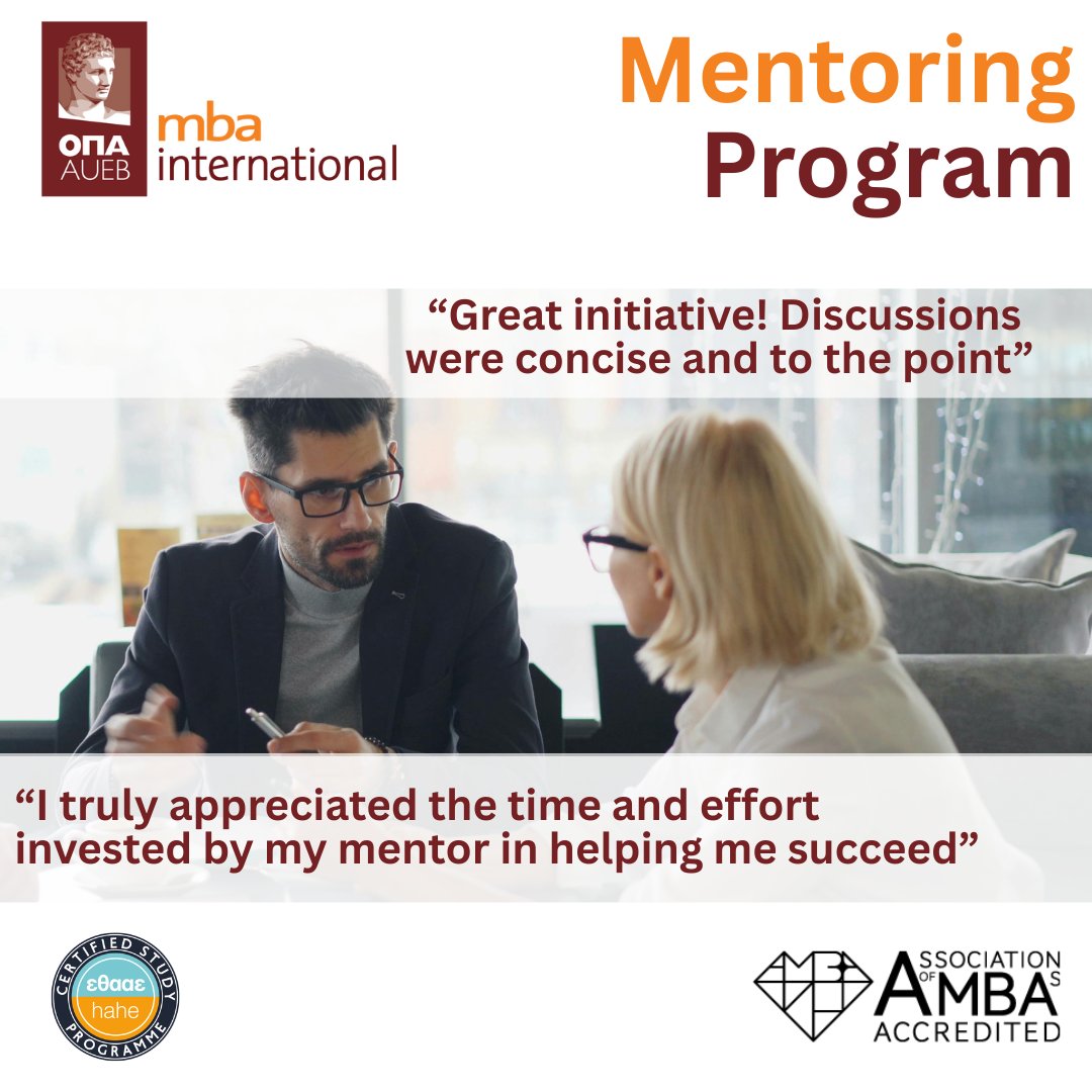 January is Mentoring Month, and at the i-MBA, mentoring is a core pillar in developing the leaders of tomorrow.

At the MBA International, we don’t just teach business-we connect students with the people shaping it, through the i-MBA Mentoring Program!