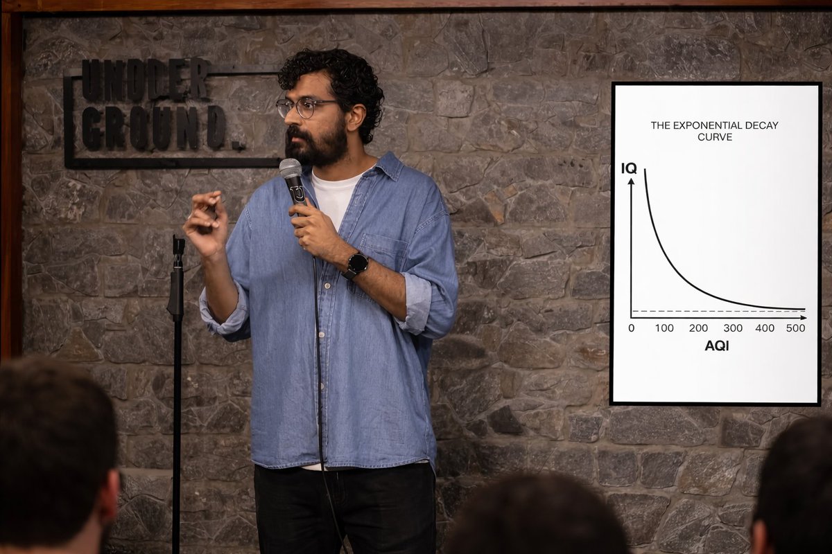 Devtomar890's tweet photo. @TheBanat made a graph: AQI you deserve depends on your IQ. That was hilarious !
.
.
.
#AQIvsIQ https://t.co/JZ026gr92B