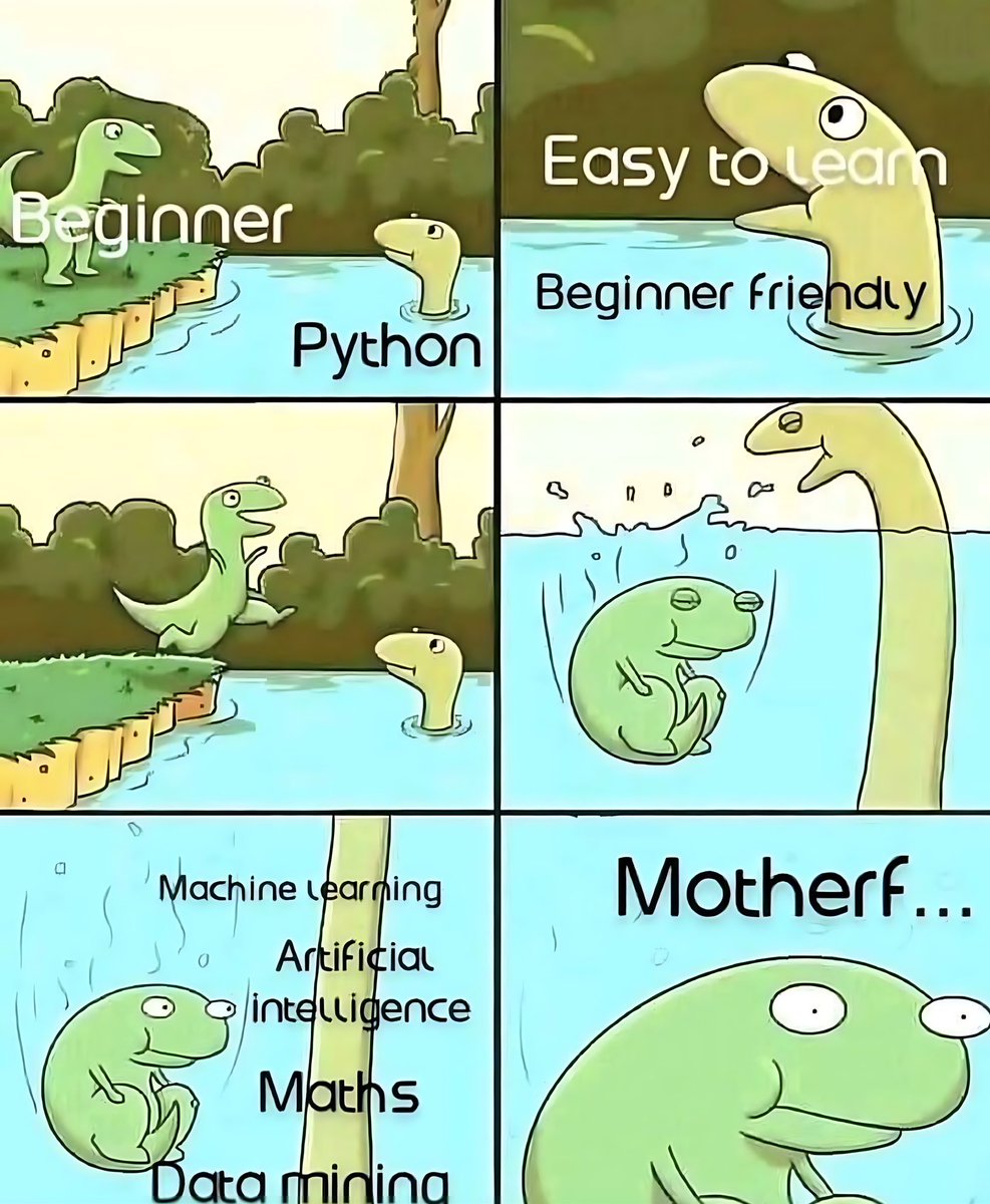 lingodotdev's tweet image. If anyone tells you Python is easy, they're not using it right.