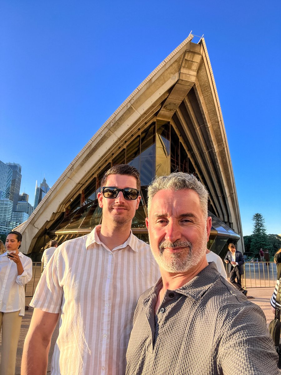 Enjoying some time off in Australia! 🙏🏻 Ludovico Einaudi at the Opera House in Sydney ❤️
