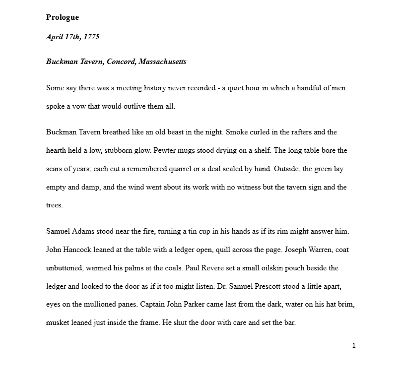 TheBWDickerson's tweet photo. Dropping the first 4 pages of my prologue for The Fourth Lantern.
Looking for feedback on opening tension, clarity, and momentum.
#AmWriting #WritingCommunity #ThrillerFiction #FirstPages https://t.co/FdsazW5uy6