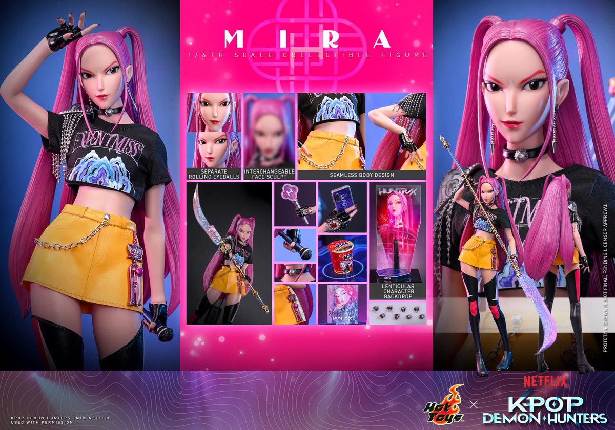 KPop Demon Hunters - 1/6th Collectible Figure】 #HUNTRIX