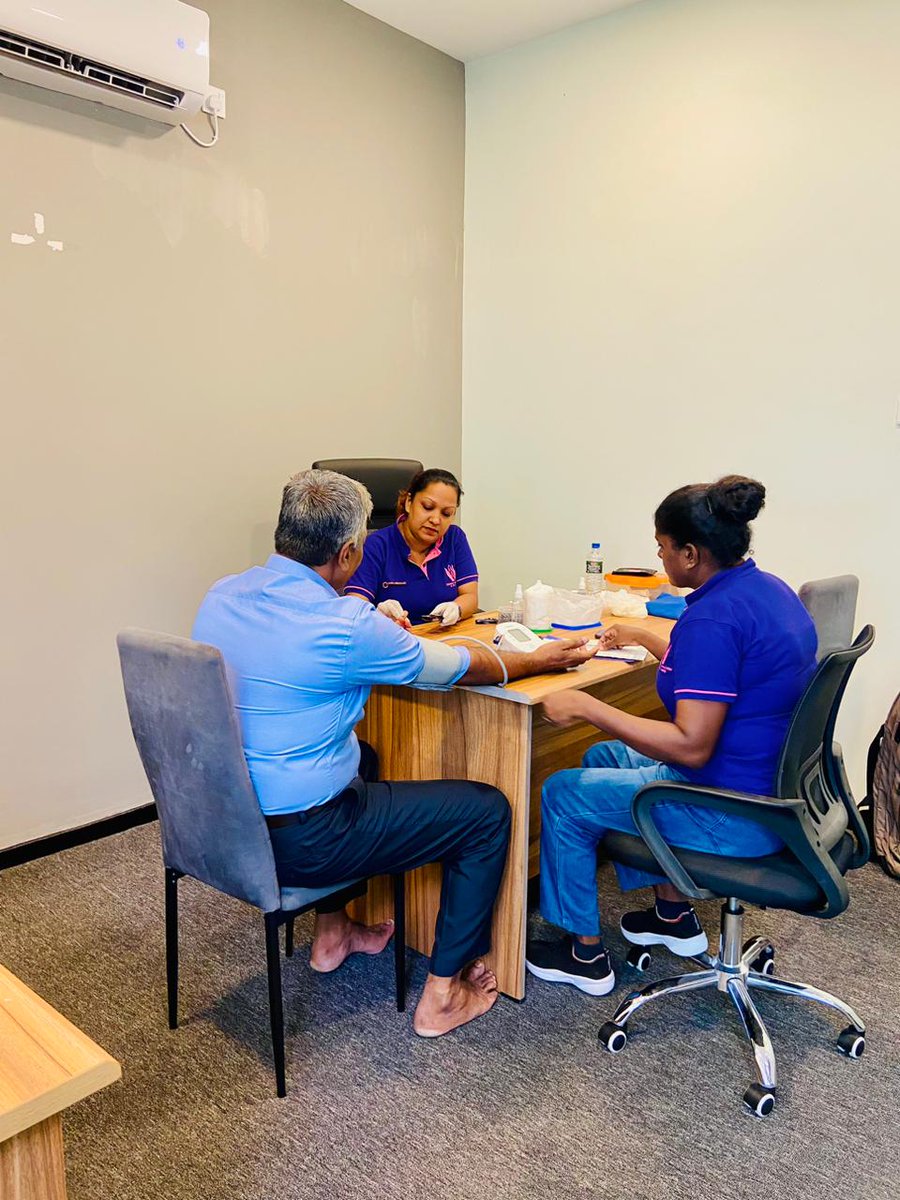DASLonline's tweet photo. The National Diabetes Centre hosted a FREE Diabetes Education, Awareness and Screening session on 27th January at the RNH Ventures (Pvt) Ltd.   
Contact us to bring this FREE Awareness Session to your workplace.  TP: 011 287 2951/ 011 288 3318/ 076 555 6161 https://t.co/vMhZrLspd6