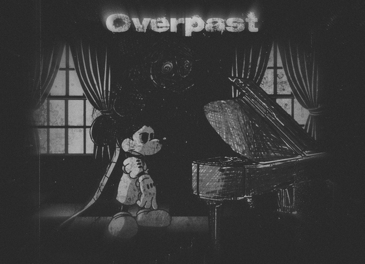 I have perms to post this, this is the overpast promo art for Late Night Melancholy!! 

#fnf #mickeymouse #latenightmelancholy <a href="/LNMMouse/">Late Night Melancholy</a>