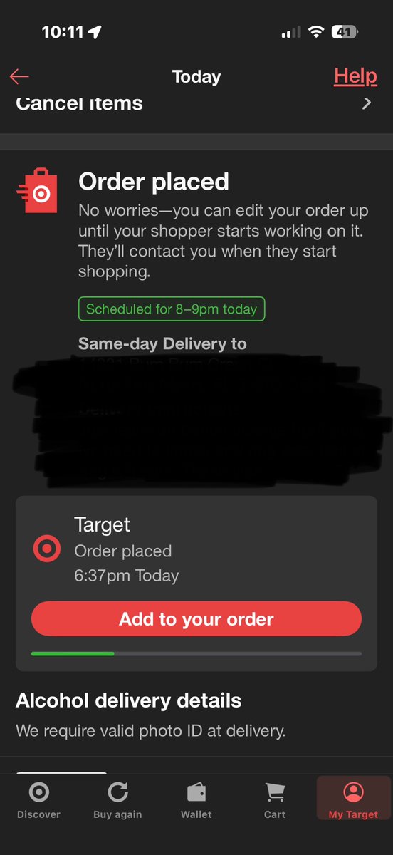 kitownsend14's tweet photo. @Target what’s going on with my order?! Over an hour later and no contact or communication…. #target #shipt #samedaydelivery https://t.co/0lekLD5GQZ