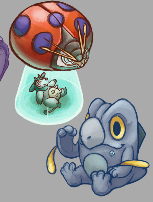 MidnightMosaic's tweet photo. Pokemon drawings from today's stream! I honestly had a lot more fun than I thought I would with these two lol. Looking forward for the next art stream! https://t.co/IHkhrZGHys