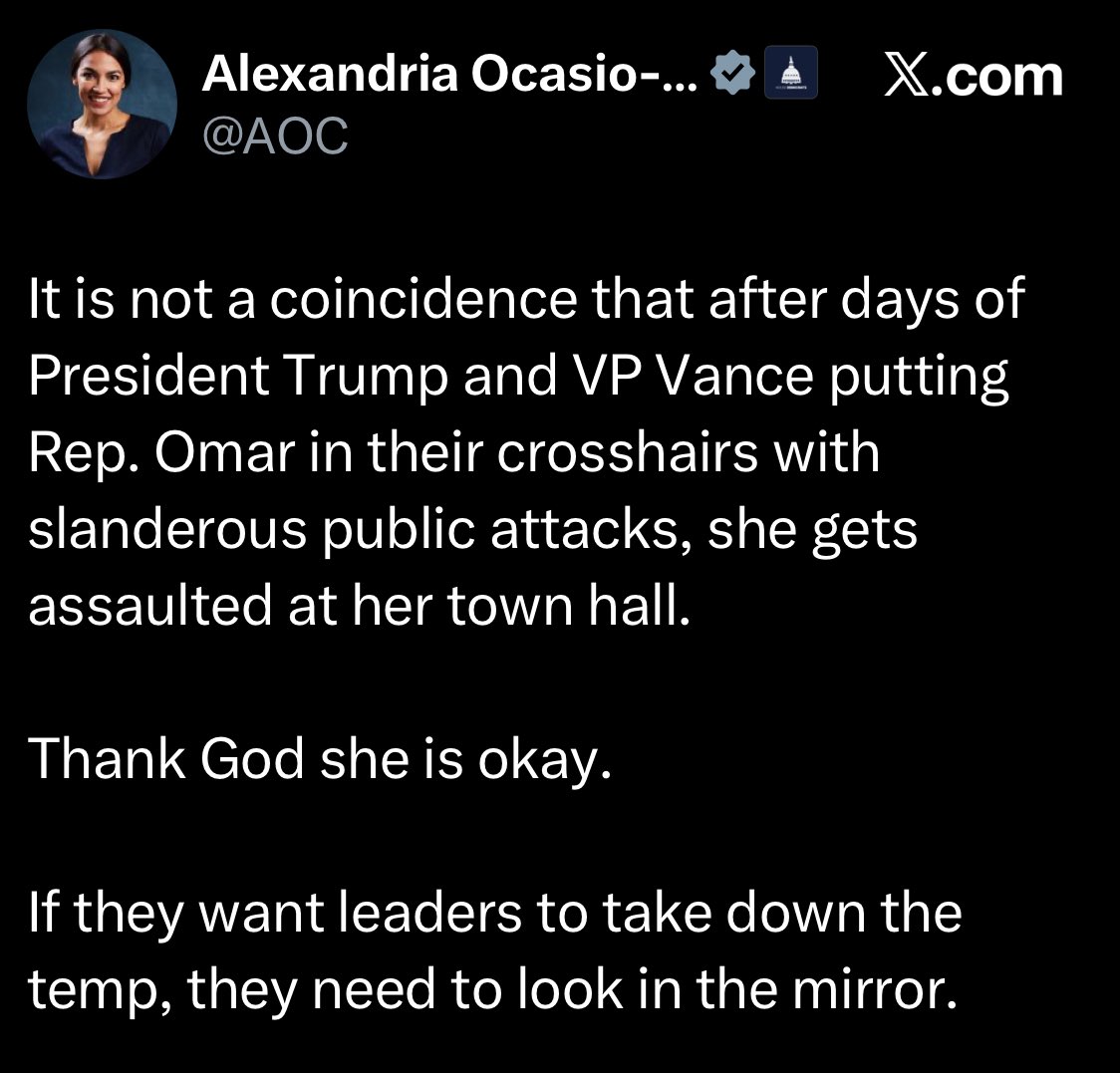 iAnonPatriot's tweet image. LMAOO.. here comes the narrative for the staged “attack” on Ilhan Omar.. 

Right on time.