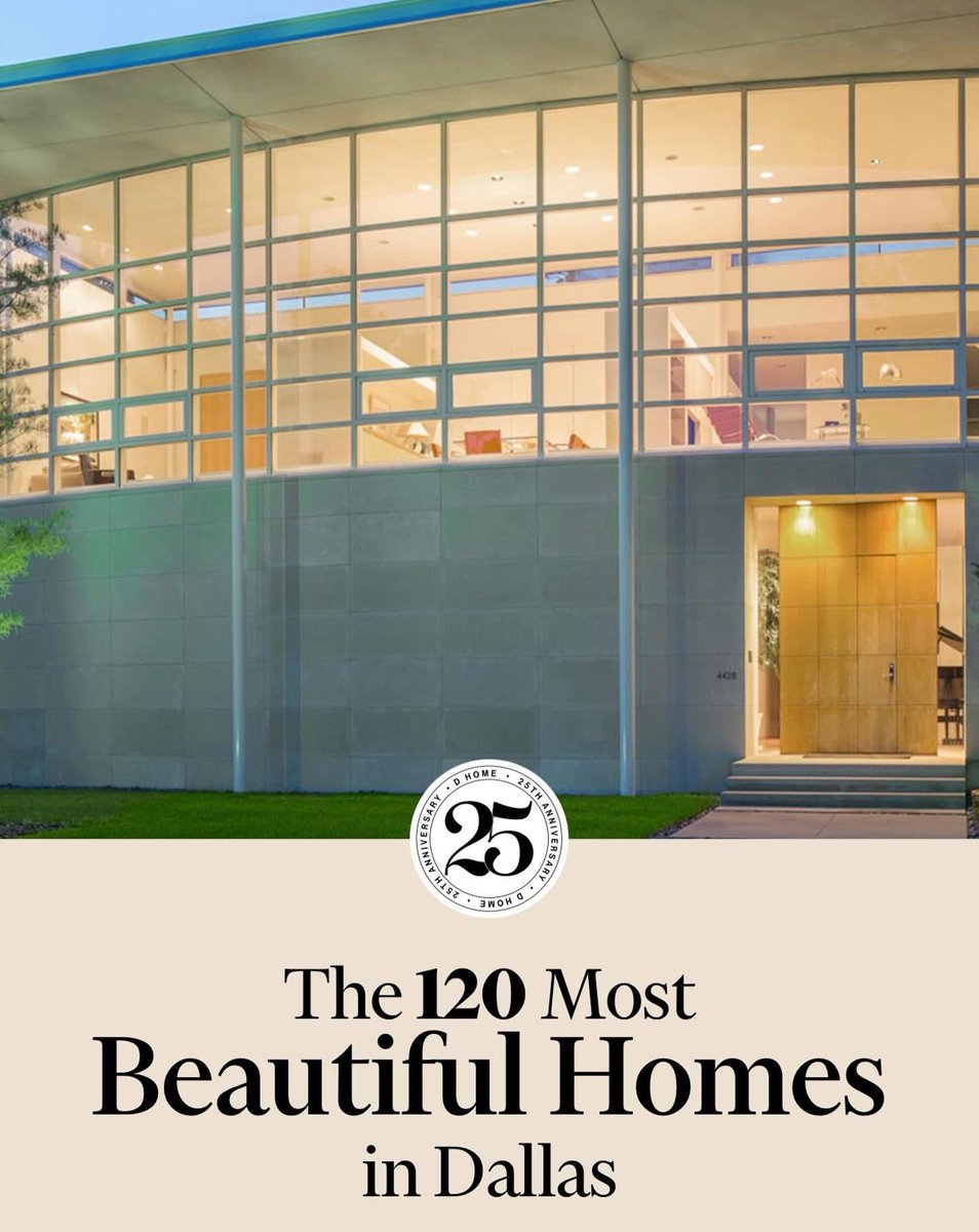 Available and Featured by <a href="/d_magazine/">d-magazine</a> in The 120 Most Beautiful Homes in Dallas! 
4428 N. Versailles by famed Dallas Architect Lionel Morrison.
Contact me for a showing.

dmagazine.com/guides/the-120…

#realestate #highlandparkrealestate #luxuryrealestate