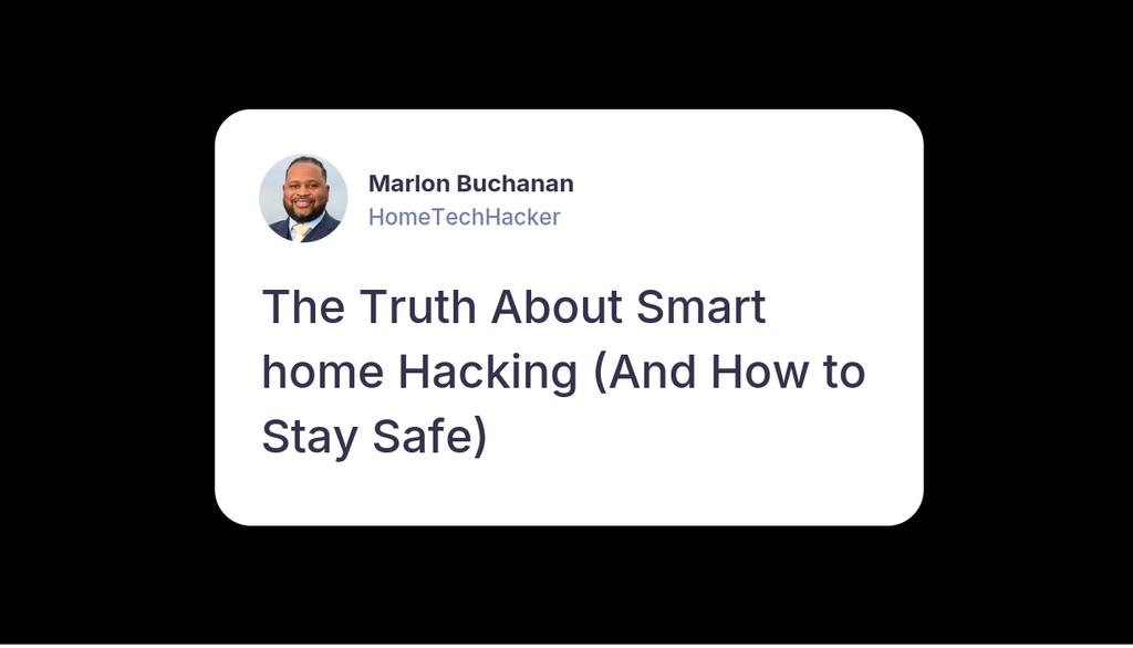 HomeTechHacker's tweet image. With the right setup and habits, your smart home can be both connected and secure.

Read more 👉 hometechhacker.com/the-truth-abou…

#hacking #ConnectedDevices