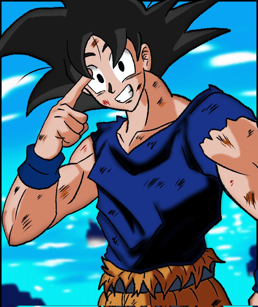 Goku drawing to celebrate the recent 
#DragonBall news